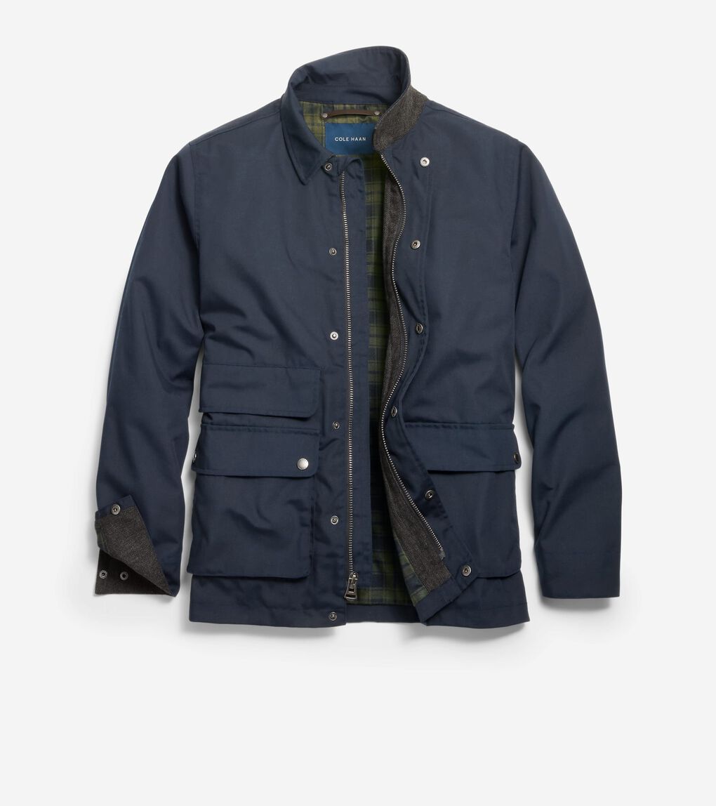 WAXED RAIN JACKET